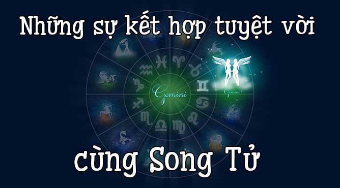 những sự kết hợp tuyệt vời cùng Song Tử
