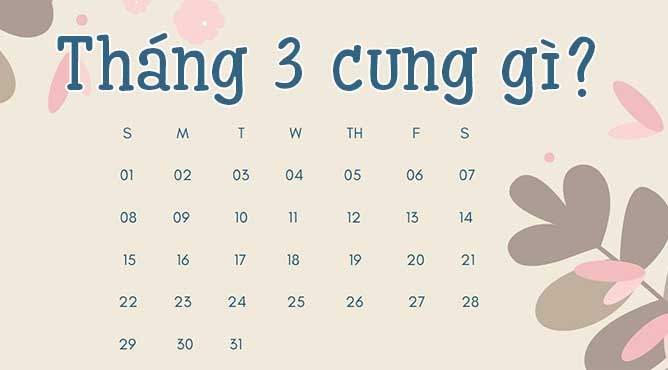 tháng 3 cung gì