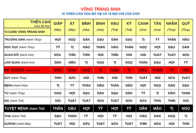 sinh con theo vòng tràng sinh